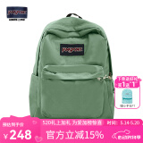 JANSPORT杰斯伯双肩包男旅行背书包电脑包女休闲学生校园情侣520 4QUE96D橄榄绿-侧袋+隔层