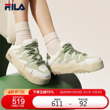 FILA 斐乐官方斑斓鞋ROSETTA女鞋板鞋2025春夏轻便厚底鞋复古休闲鞋