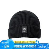 探路者（TOREAD）帽子 秋冬男女通用防风保暖弹力针织帽户外套头帽TELLCM90744黑色