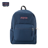 JANSPORT杰斯伯书包轻便双肩包男女旅行包简约背包电脑包学生校园 47LW003海军蓝/藏青色-侧边袋
