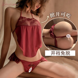 万世私迷性感睡衣情趣内衣用品夫妻刺激高档2025新款sm羞耻纯欲古风肚兜红