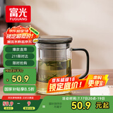 富光泡茶杯茶水分离玻璃杯办公室喝茶杯子男士个人高档花茶杯水杯