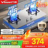 万和（Vanward）国家补贴20% 液化气燃气灶具 煤气炉双灶 不锈钢嵌入式4.5kW家用猛火 一级能效家电以旧换新 B7B53