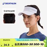 迪卡侬（DECATHLON）空顶帽男女夏天遮阳帽太阳帽鸭舌帽户外运动帽跑步帽子RUNC 新款浅蓝-可调节松紧带款 新空顶帽松紧带（建议头围50-62厘米）