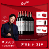 奔富（Penfolds）Bin 389赤霞珠设拉子红葡萄酒750ml*6支送礼 进口行货 官方正品