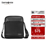 新秀丽（Samsonite）斜挎包精品男士单肩包超纤挎包时尚男包休闲实用TN5*09004黑色