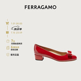 菲拉格慕（Ferragamo）女士Vara蝴蝶结高跟鞋  0591964_1D _ 60 /36.5码礼物送女友