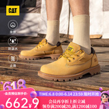CAT卡特工装鞋皮鞋男士防泼水牛皮轻户外低帮大黄靴P111542N3AMC25 黄色 41