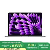 Apple/苹果AI笔记本/MacBookAir13.6英寸M3(8+10核)24G512G深空灰电脑MC8M4CH/A