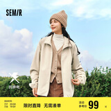 森马（Semir）夹克男冬抗静电外套摇粒绒情侣上衣109724108203