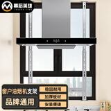 幕后英雄 吸抽油烟机窗户支架阳台厨房通用油烟机挂架空心墙安装油烟机支架 1.2米