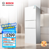 博世（BOSCH） 274升 三门冰箱小型电冰箱混冷无霜维他保鲜玻璃面板（白色）KKU28S20TI