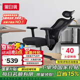 黑白调（Hbada）P1人体工学椅电脑椅子人工力学座椅久坐办公椅电竞椅学习椅 顶配
