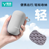 易旅（Etravel）充气坐垫旅行户外便捷超轻迷你办公坐垫痔疮坐垫久坐神器 灰色