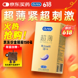 杜蕾斯（durex） 避孕套 安全套 紧型超薄18只 小号 紧型量贩 套套 计生用品