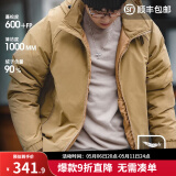 马登工装 美式复古白鸭绒连帽羽绒服男冬防风保暖外套90绒新年防寒服 卡其色 M （120-140斤）