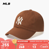 MLB帽子男女软顶棒球帽虞书欣明星同款运动鸭舌帽3ACP6601N-50BRL-F
