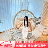 紫叶（ziye）双人吊椅吊篮欧式懒人摇篮椅室内吊床户外阳台摇椅成人秋千藤椅