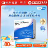 博士伦清朗一日90片软性亲水接触镜 每日抛弃型 清朗一日90片 700度 