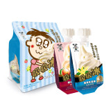 旺旺 果汁吸吸冰 香草80ml*2+桃子80ml*2 综合包 休闲零食