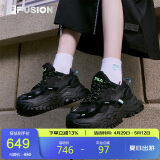 FILA FUSION斐乐潮牌女鞋女子运动鞋2025春夏硬糖鞋厚底老爹鞋女