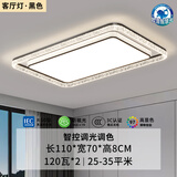 欧普照明【包安装】全屋中山灯具吸顶灯客厅灯卧室灯餐厅灯2025款 全光谱护眼/客厅灯/水晶冰裂纹 三色款三色变光/墙壁开关控制/免