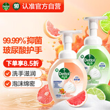 滴露（Dettol）泡沫洗手液西柚250ml+青柠250ml 泡泡洗手液补充装儿童抑菌消毒