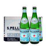 圣培露（S.Pellegrino） 圣培露矿泉水进口气泡水意大利进口含汽水 饮用水 圣培露500ml*24玻璃瓶