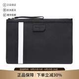 巴利（BALLY）新品 男士PVC手拿包可装电脑男包礼物男 BOLLIS LARGE OF 30 6224350 黑色黑白条纹