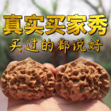 山中玉文玩核桃狮子头手把玩古麻核桃核头蛤蟆手盘把件男女送520送礼物 入门级44-45官帽1对+升级工具