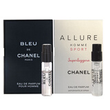 香奈儿（Chanel）蔚蓝男士香水小样旅行装试用体验装 木质香调 蔚蓝1.5ml+运动1.5ml