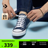 匡威（Converse）官方 All Star男女帆布低帮休闲运动鞋海军蓝102329 102329/海军蓝 38