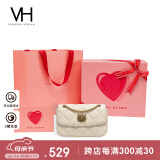 VANESSA HOGAN VH女包茵然软包系列太阳神斜挎包菱格链条单肩包送女友520礼物