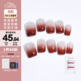 Miss Candy纯手工美甲贴片穿戴甲中长款一秒穿戴可重复使用SG239旭阳M