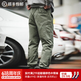 马登工装 美式复古Easypants束脚裤抽绳哈伦休闲裤灯笼裤长裤子男 绿色 M