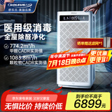 SOLEUSAIR【家电国家补贴】舒乐氏空气净化器除醛细菌流感病毒宠物吸附猫毛异味过敏原消毒机净化机A10