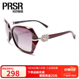 帕莎（prsr）太阳镜女复古墨镜偏光遮阳开车眼镜可配近视镜片T60017 酒红色T045-P44（高清偏光）