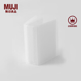 无印良品（MUJI） 聚丙烯 票卡夹 卡片收纳册 8A64010 纵型/60个口袋/侧面收纳