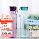乐扣乐扣（LOCK&LOCK）ECO户外运动水杯户外便携塑料水壶男女杯子两件套（550ml*2） 