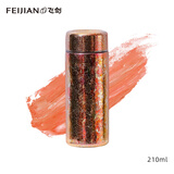 飞剑【官方正品】飞剑纯钛保温杯双层男女士高档水杯礼品团购定制迷你 胭脂红210ml(纯钛材质TD-021-03A