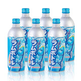 三佳利波子汽水 日本原装进口 气泡水饮料 水果味碳酸饮料 整箱铝瓶装 原味500mL*6瓶