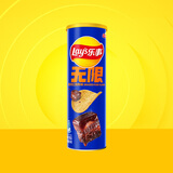 乐事（Lay's） 无限薯片零食休闲食品104g罐装膨化食品一口吃N片大挑战 吮指红烧肉味