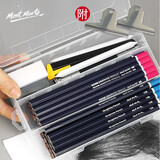 蒙玛特素描套装素描铅笔套装炭笔全套初学者工具画包画架画板入门套装 CS-SMRM-25