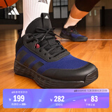 adidas OWNTHEGAME 2.0中高帮团队款实战运动篮球鞋男子阿迪达斯   黑/蓝   39