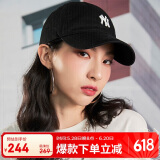 MLB棒球帽子夏季【女明星虞书欣同款】鸭舌帽软顶帽3ACP7701N-50BKS