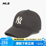 MLB帽子男女软顶棒球帽虞书欣明星同款运动鸭舌帽3ACP6601N-50CGS-F