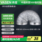 伟星 排烟管180-183 厨房油烟机排烟管铝箔烟管油烟机灶具配件烟管