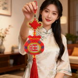 老街缘2025新款自己手工十字绣珠绣小件全珠子汽车挂件送男友车挂车挂件 (满珠)绣布带印图(不是成品)