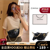 CinvaiKrose官网包包女包轻奢胸包品牌新款2025斜挎包腰包小包生日礼物送女友 黑色-CK女包生日礼物送女友