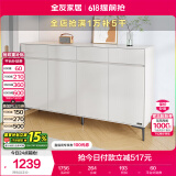 全友家居 现代极简鞋柜家用靠墙大容量储物收纳柜入户玄关柜子